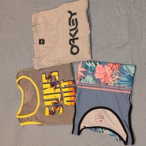3 tank tops! SOLD TOGETHER. 1 Large, 1 XL, 1 XXL